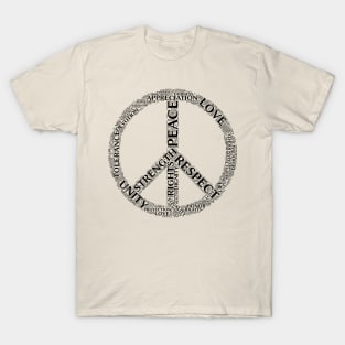 Peaceful Words T-Shirt